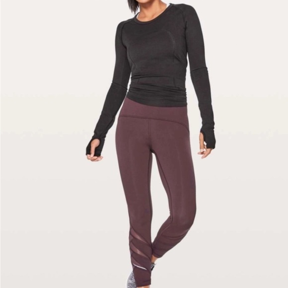 Lululemon Motionful 7/8 Tight 25" Black Cherry - Picture 4 of 8